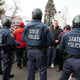 Protests against Michigan's right-to-work law (Getty Images)
